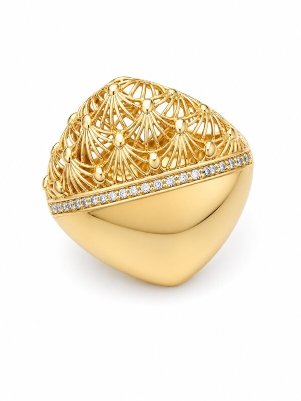 Anillo Fancy 10k Size 8 Weight 6.8