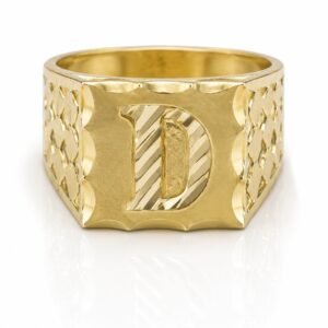 b0b37f99-6b65-42cb-7957-08df03768314.jpg Anillo De Hombre Letra D 10k Size 8.5 Weight 4gr