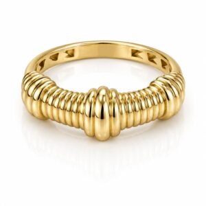 b1f984ae-d28c-4dc6-7903-08df03768314.jpg Anillo Arito con Textura 14K Size 7.5 Weight 2gr