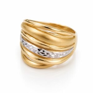 b237c3ec-e9df-4366-9531-08deee00cdd5.jpg Anillo Mujer Onda Bicolor Rose 10k Size 7'' Weight 3gr