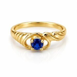 b3913a31-32c9-4c18-7b72-08df03768314.jpg Anillo Niño Semi Corazon Azul 14k Weight 1.2gr Size 3.5