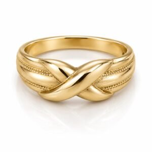Anillo  Elegant x 10k Size 7.5 Weight 2.9gr