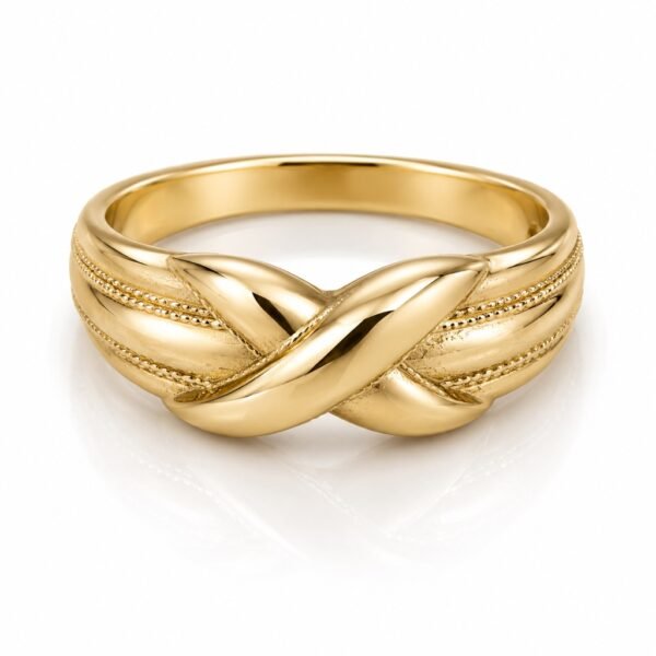 Anillo  Elegant x 10k Size 7.5 Weight 2.9gr