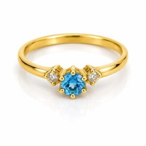 b85623cb-5b07-485e-7b74-08df03768314.jpg Anillo Niño Piedra Azul 14k Weight 1gr Size 2.5