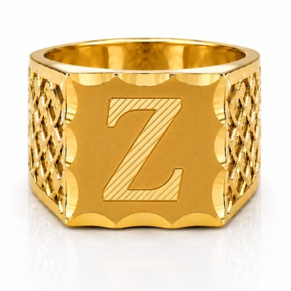 Anillo De Hombre Letra Z 10k Size 8.5 Weight 4.2gr