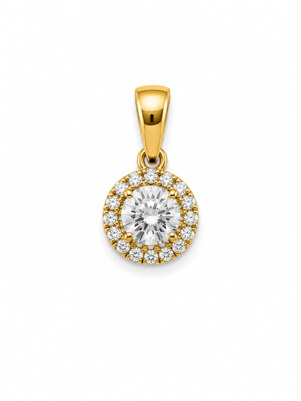 Dije Piedra cz 14k Weight 0.6gr