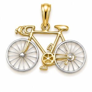 Dije Bicicleta 14k Weight 1.5gr