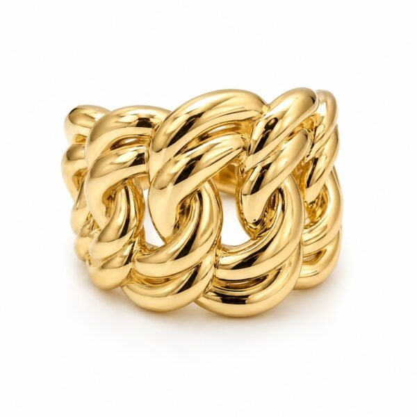 Anillo Estilo Garg Corte Princesa Chunky 10K Size 9 Weight 5.3gr K2700LR