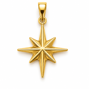 c6593b8e-7121-4755-5ff7-08def2f21793.png Dije Polaris o Estrella Polar 14k Weight 0.6gr