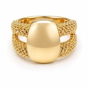 Anillo Fancy 10K Size 8.5 Weight 3.9gr