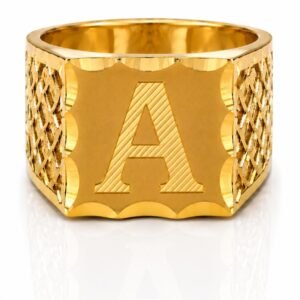 caac9ad6-5de8-47a5-796c-08df03768314.jpg Anillo De Hombre Letra A 10k Size 8.5 Weight 4gr