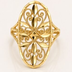 ccf594eb-129e-4d6e-0b68-08df02b766ae.jpg Anillo Large Fancy Bordado 10k Size 8 Weight 1.9gr