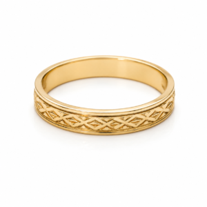 d2a9108a-a4ce-4ae7-ead4-08def9ae97e5.png Alianza Geometric 14k Size 6 x 3mm Weight 2.1gr