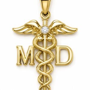 d363fed2-4820-477d-6095-08def2f21793.jpg Dije Signo Medico MD 14k Weight 1.7gr