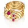 Anillo  Estilo Semanario 14k Size 7.5 Weight 5.5gr