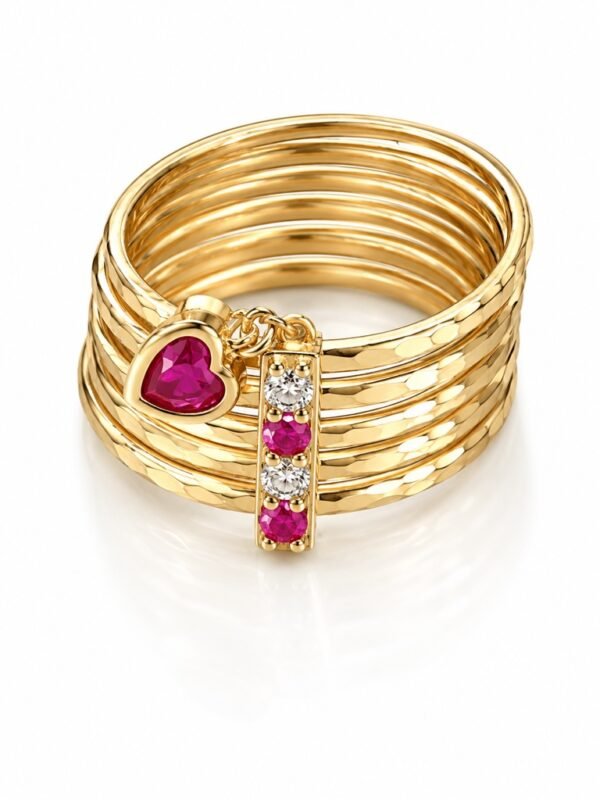 Anillo  Estilo Semanario 14k Size 7.5 Weight 5.5gr