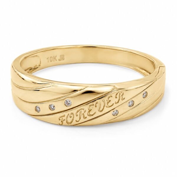 Alianza Hombre Forever cz 10k Size 11 Weight 3.2gr K76436