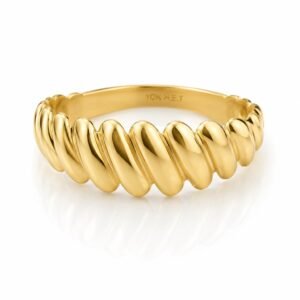 Anillo Mujer Espiga Rose 10k Size 8 Weight 2.4gr