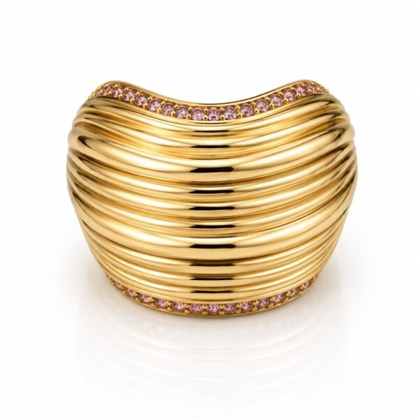 Anillo Chunky Textura 14k Weight 5.4gr Size 7''
