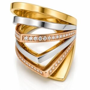 db643e7c-8d96-4512-7b64-08df03768314.jpg Anillo Chunky 3 Colores 14k Weight 7.3gr Size 7