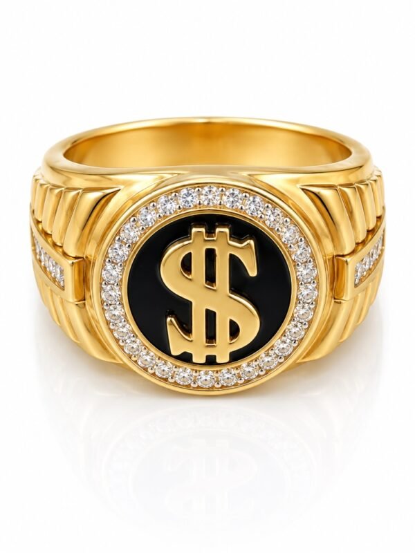 Anillo Hombre Dollar 10k Size 11 Weight 8.3gr