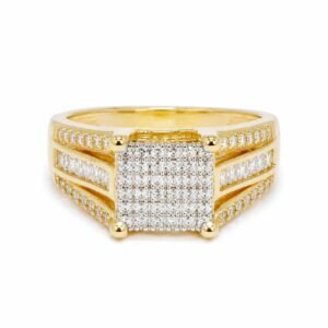 ddf1f24b-590b-4846-eae9-08def9ae97e5.jpg Anillo Engagment Corte Princesa 10k Size 8 Weight 5.1gr K76616