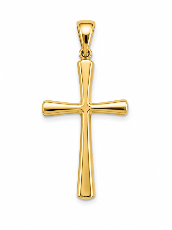 Dije Cruz Plain 14k Weight 2.2gr