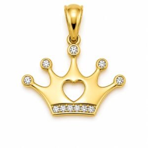 Dije Fancy Corona cz 14k Weight 1.1gr