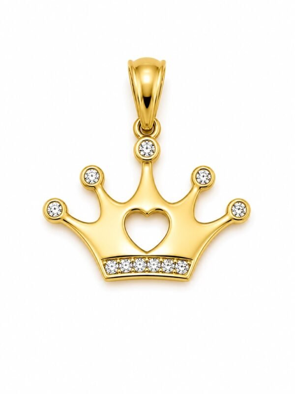 Dije Fancy Corona cz 14k Weight 1.1gr