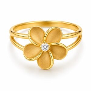 f0bd9edf-898b-42c1-e657-08def9ae97e5.jpg Anillo Flor Piedra CZ 10k Size 7 Weight 2gr