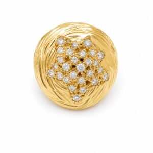 Anillo  Fancy CZ Extra 10k Size 7.5 Weight 6.7gr