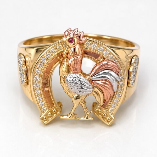 Anillo Hombre Gallo 10k Size 11 Weight 9gr K76389