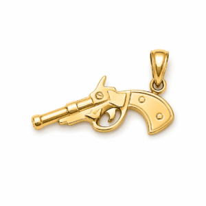 Dije Arma Pistola 14k Weight 1.5gr