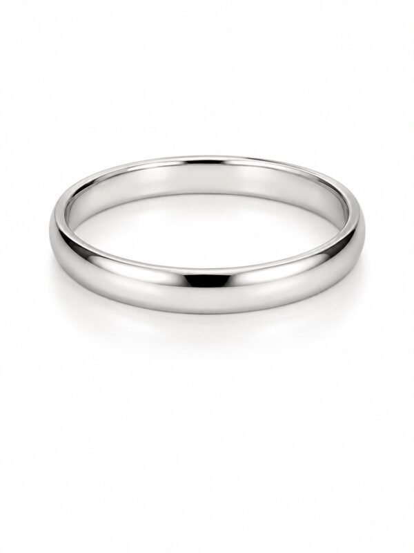 Anillo Alianza Oro Blanco 14k Size 9.5 Weight 1.5gr