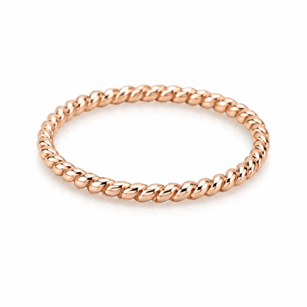 Anillo Rosa 14k Weight 0.7gr Size 4.5