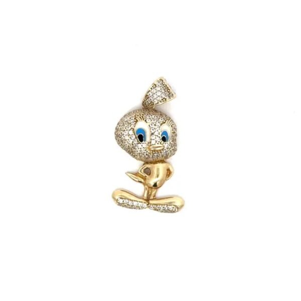 Dije Piolin CZ 14k Weight 4.2gr