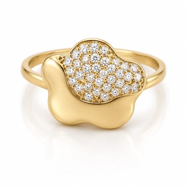 Anillo Estrella CZ 10k Size Weight 2.4gr