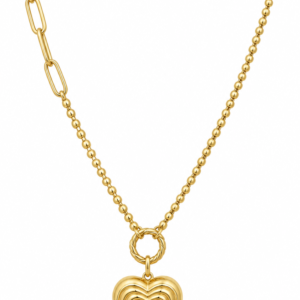 0455baf8-2cd7-44c3-c555-08df0d4f78be.png Gargantilla Corazon Mix Fanxcy Rose 10k Size 17'' Weight 6.6gr