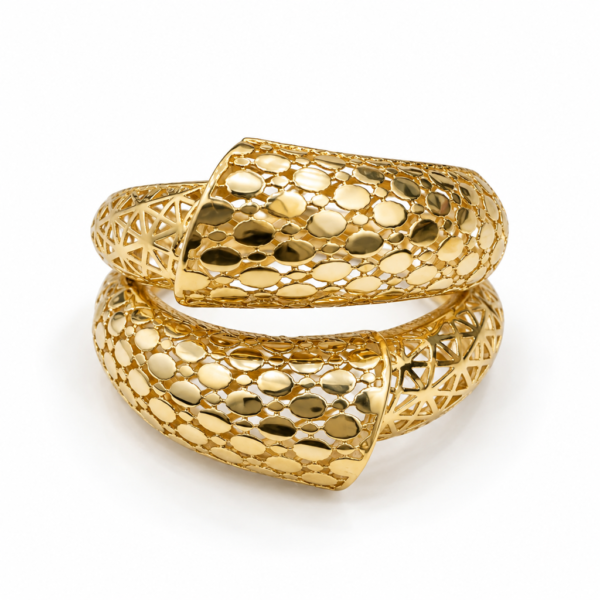 Anillo Panal Buchon 10K Size 7 Weight 2.7gr