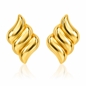 10c1496a-6194-4d6b-c839-08df0d4f78be.png Aretes Lineas Puff OmegaYF 10K Weight 4gr