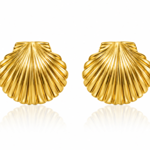 Aretes Omega Concha YF 10K Weight 3gr