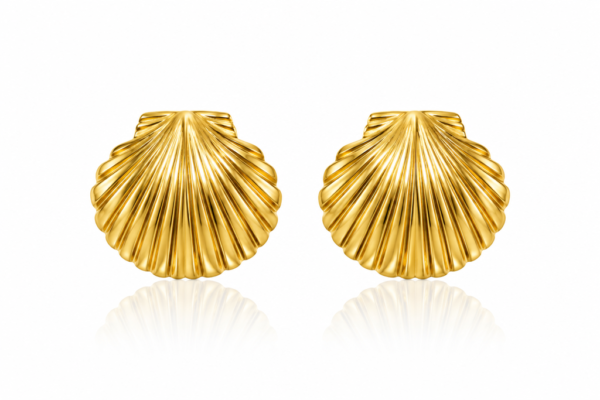 Aretes Omega Concha YF 10K Weight 3gr