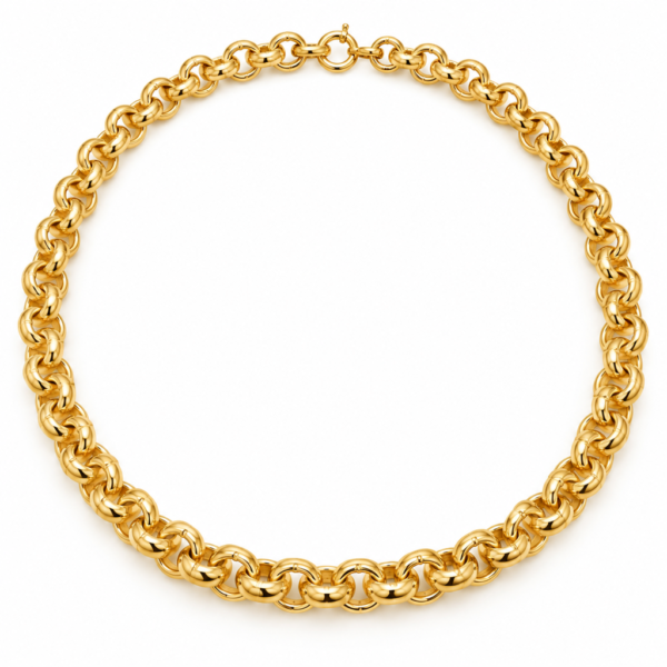 Gargantilla Rolo  10k Size 18'' x 7.8mm Weight 17.3gr K1865C
