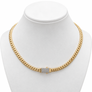2536ab4e-c633-4b27-c55a-08df0d4f78be.png Gargantilla Herringbone 10K Size 17 x 7mm Weight 19gr K2234CZ