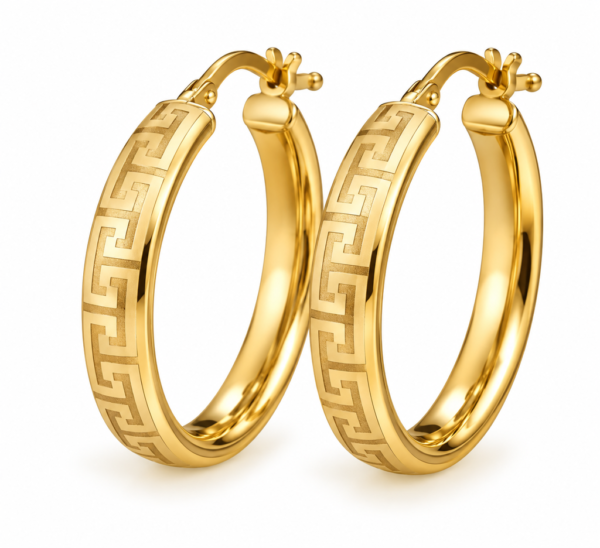 argollas Greek Design Planas Thin 10k Size 2 Weight 2.2gr K32460A