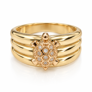 2ec15bcb-19cb-46b2-1e95-08df1dd5e0a9.png Anillo Chunky Tortuga Rosa Rose 14K Size 7 Weight 4.1gr