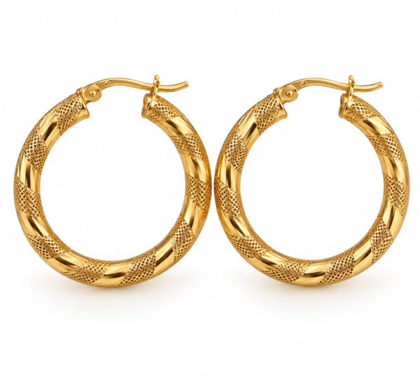 argollas Caramelo 5 10k Weight 3.4gr