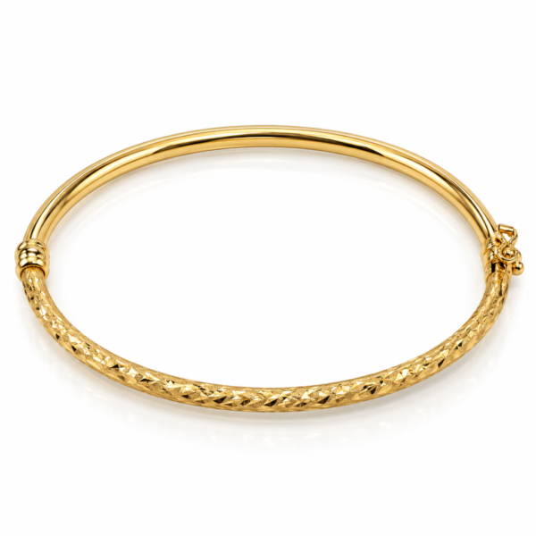 Bracalet 2 Texturas Anier 14k Weight 4.1gr
