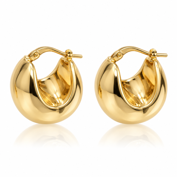 argollas Bolas 14k Weight 4.5gr 3303A