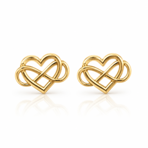 6ea763f1-44df-4681-c22b-08df0d4f78be.png Pendientes Infinity Heart 14k Weight 1gr